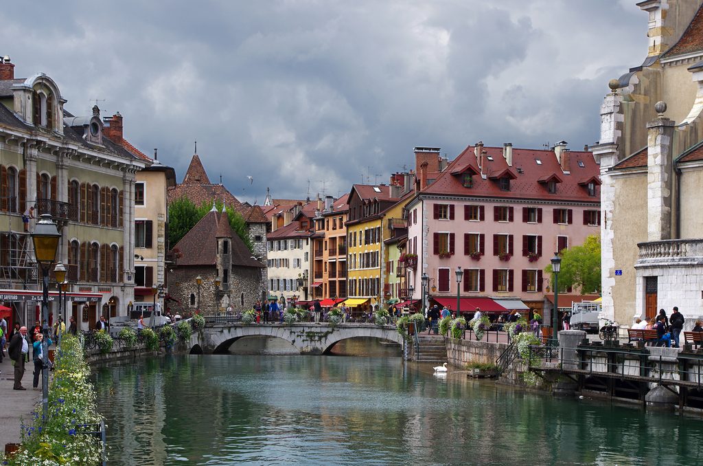 Le Thiou ville d'Annecy